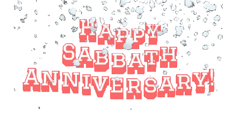 Happy Sabbath Anniversary Sign