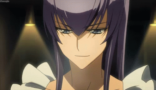 Happy Saeko Busujima Highschool Of The Dead GIF