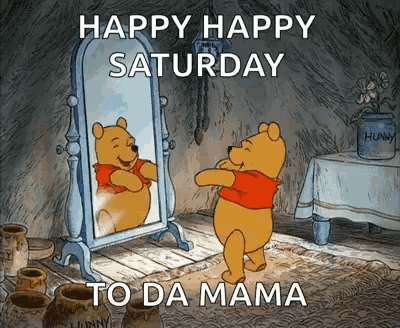 Happy Saturday Dancing Winnie The Pooh GIF