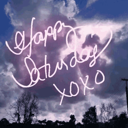 Happy Saturday Grey Sky GIF