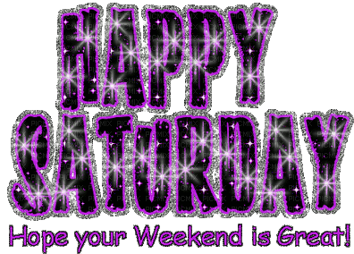 Happy Saturday Hope Your Weekend Is Great Purple GIF