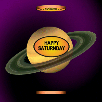 Happy Saturn Day Quote GIF