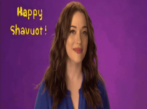 Happy Shavuot Woman