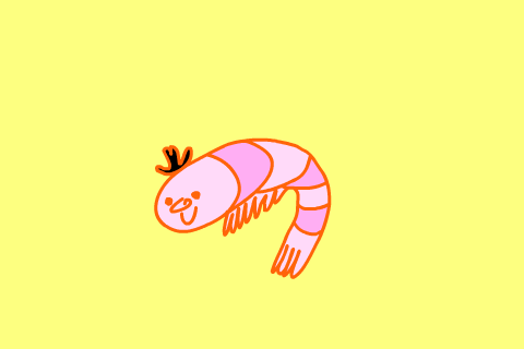 Happy Shrimp Jump Around GIF