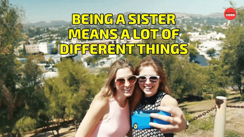 Happy Sisters Day Lets Take A Selfie GIF