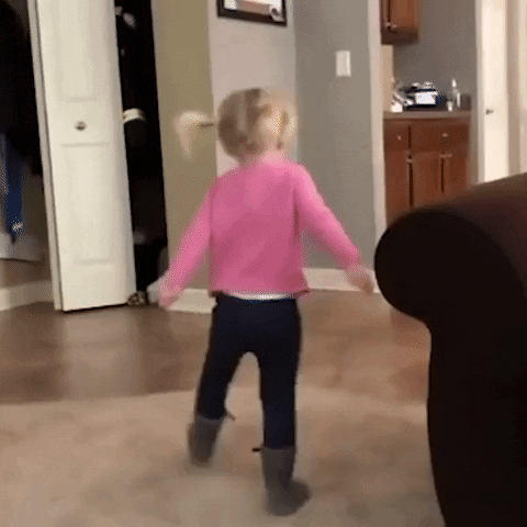 Happy Sisters Day Little Girl GIF
