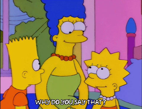 Happy Sisters Day Simpson Family GIF