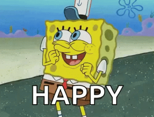 Happy Spongebob Wiggle Sunday GIF