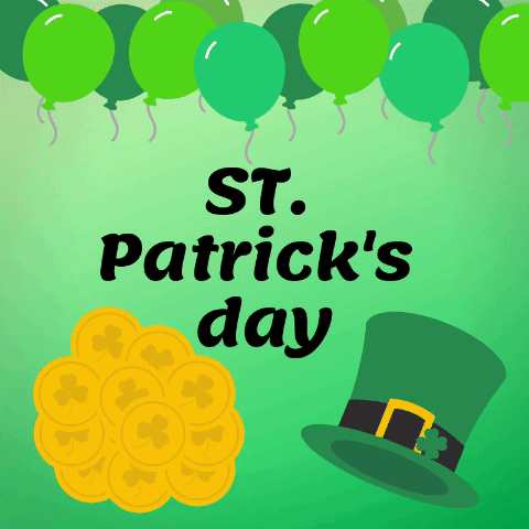Happy St Patricks Day Birthday 480 X 480 Gif GIF
