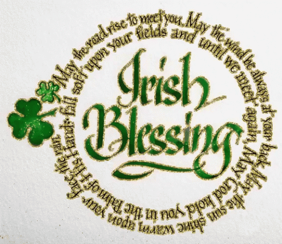 Happy St Patricks Day Irish Blessing GIF