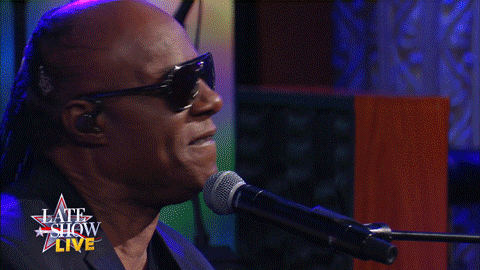 Happy Stevie Wonder Singing Birthday GIF