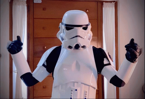 Happy Stormtrooper GIF