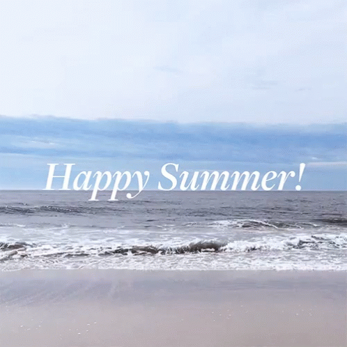 Happy Summer Time Wave GIF