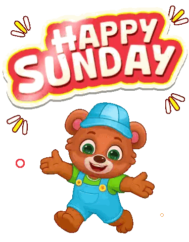 Happy Sunday Teddy Bear