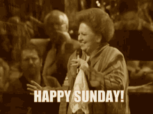 Happy Sunday With Singing Lady GIF