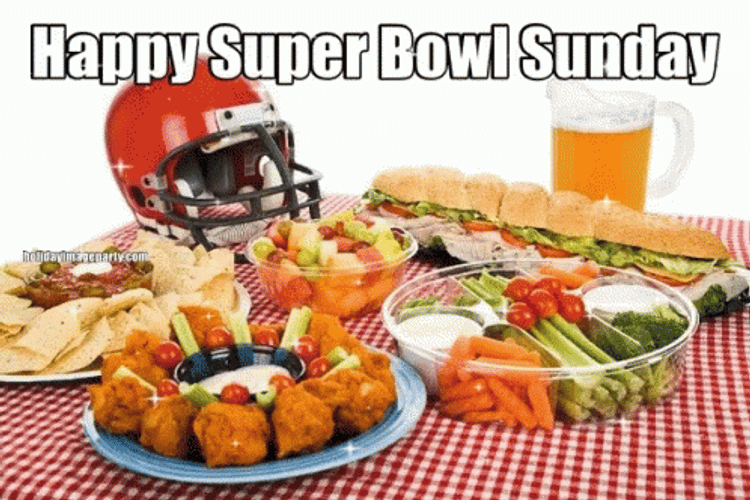 Happy Super Bowl Sunday Picnic Party GIF