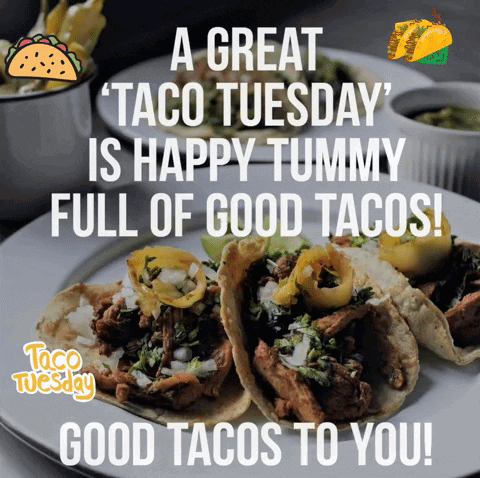Happy Taco Tuesday Good Tacos To You GIF