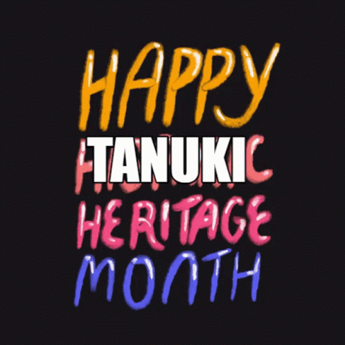 Happy Tanukic Heritage Month GIF