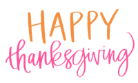 Happy Thankgiving Sticker GIF