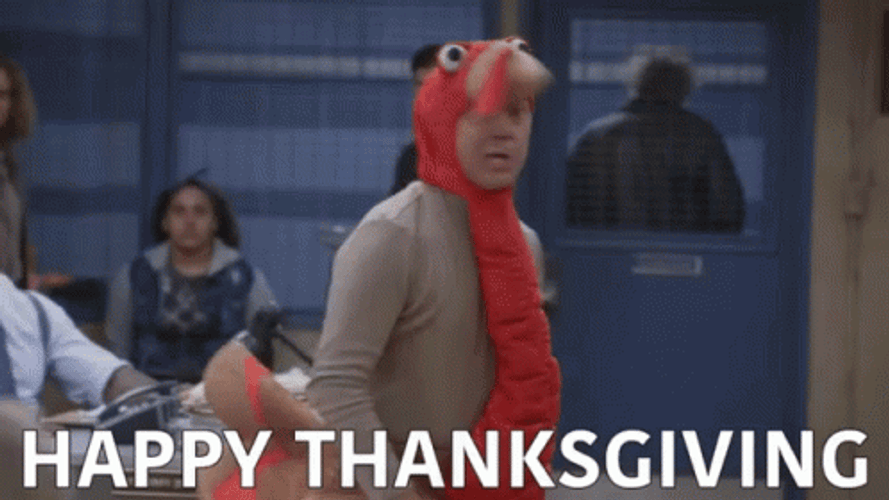 Happy Thanksgiving Charles Boyle GIF