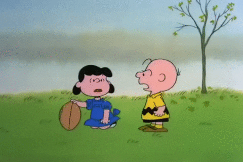 Happy Thanksgiving Charlie Brown Half Opening GIF