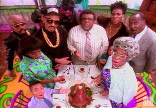 Happy Thanksgiving Family Celebration Snl GIF