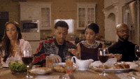 Happy Thanksgiving Family Dinner Kiya Roberts GIF