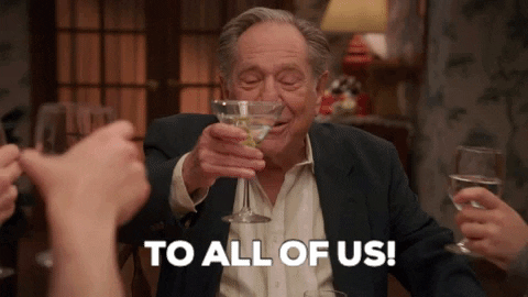 Happy Thanksgiving Family Party Cheers GIF