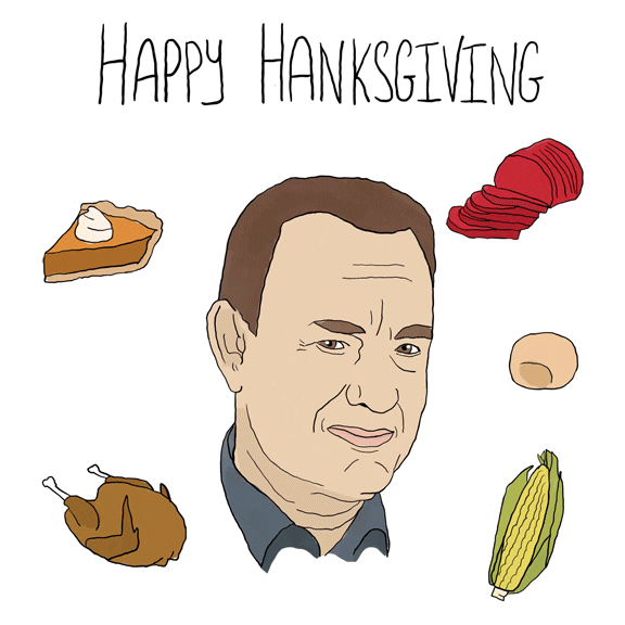 Happy Thanksgiving Tom Hanks GIF