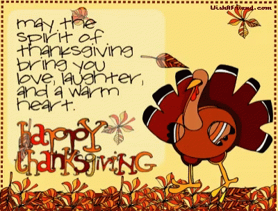 Happy Thanksgiving Warm Family Message GIF