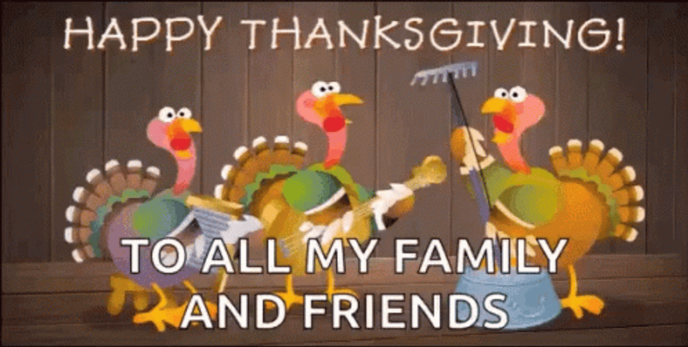 Happy Thanksgiving Wish Greetings GIF 