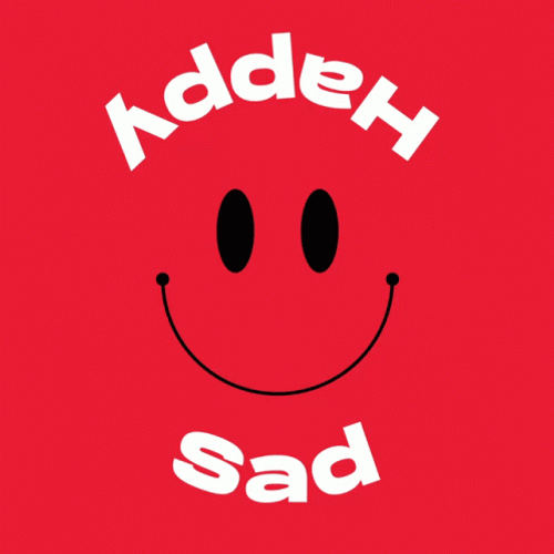Happy Then Sad Face Emotion GIF