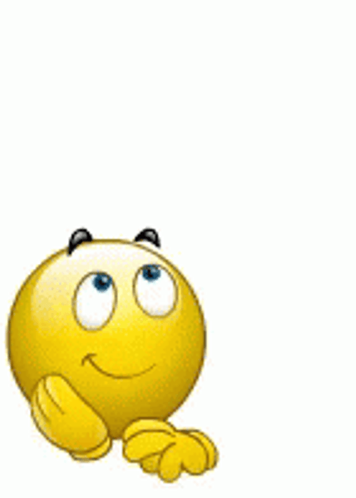 Happy Thinking Emoji GIF