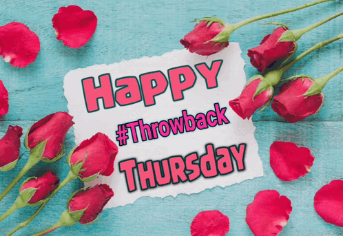 Happy Throwback Thursday Flowers Rose GIF
