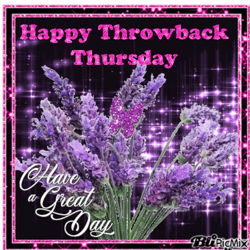 Happy Throwback Thursday Wisteria Glitters GIF