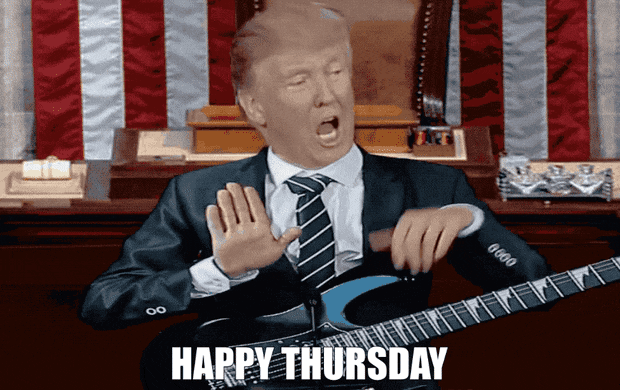 Happy Thursday Donald Trump GIF