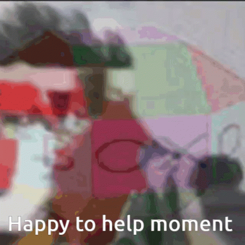 Happy To Help Moment GIF