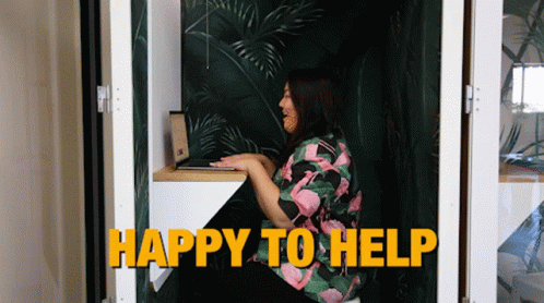 Happy To Help Office Woman Thumbs Up GIF