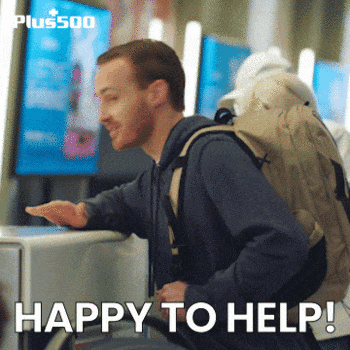 Happy To Help Winking Kid GIF