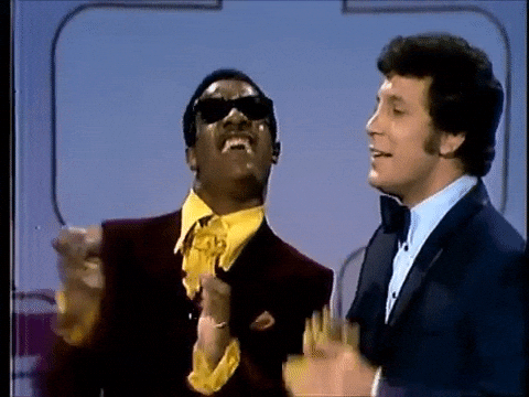 Happy Tom Jones And Stevie Wonder Birthday GIF