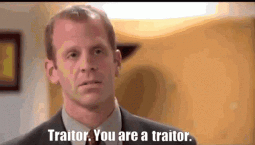 Happy Treason Day Angry Michael Scott GIF