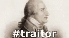 Happy Treason Day Hashtag Traitor Benedict Arnold GIF