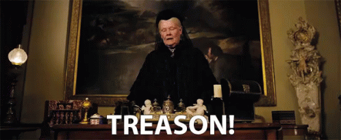 Happy Treason Day Queen Victoria Flipping Out GIF