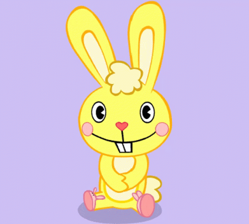 Happy Tree Friends Cuddles Laughing GIF