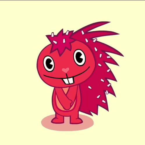 Happy Tree Friends Flaky Gets Shy GIF