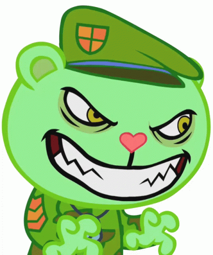 Happy Tree Friends Flippy Monster GIF
