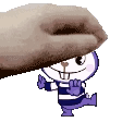 Happy Tree Friends Hand Pats Mime GIF