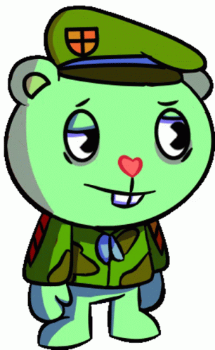 Happy Tree Friends Lethargic Flippy GIF