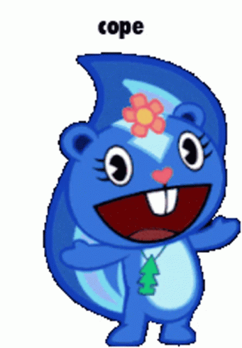 Happy Tree Friends Petunia Dancing Shake GIF