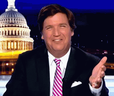 Happy Tucker Carlson GIF